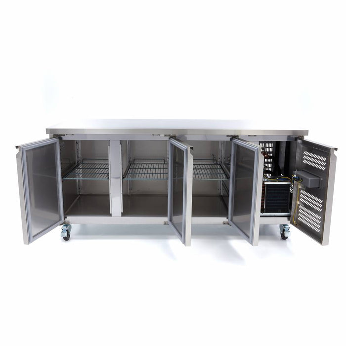 Maxima Counter Fridge, 180cm, 3 Doors view 2