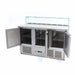 Maxima Pizza Prep Fridge, 137cm, 3 Doors, Fits 8 x 1/6 GN view 5