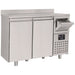 600 REFRIGERATED COUNTER 2 DOORS WITH DISPOSAL DRAWER FOR COFFEE