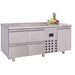 700 REFRIGERATED COUNTER 1 DOOR AND 4 DRAWERS MONOBLOCK