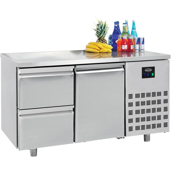 700 REFRIGERATED COUNTER 1 DOOR 2 DRAWERS