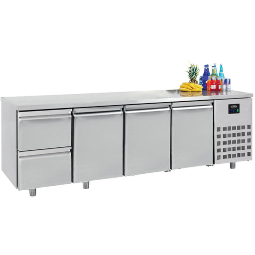 700 REFRIGERATED COUNTER 3 DOORS 2 DRAWERS