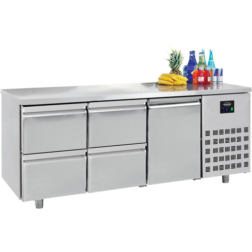 700 REFRIGERATED COUNTER 1 DOOR 4 DRAWERS