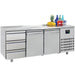 700 REFRIGERATED COUNTER 2 DOORS 3 DRAWERS