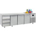 700 REFRIGERATED COUNTER 3 DOORS 3 DRAWERS