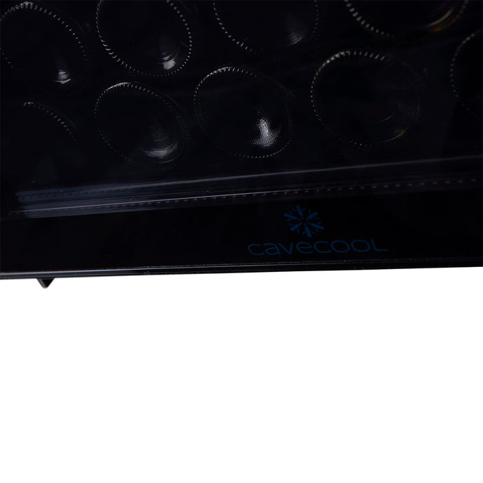 Cavecool Freestanding Wine Cooler Chill Sapphire - 122 bottles - Single zone - Black