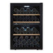 Cavecool Freestanding Wine Cooler Chill Topaz - 62 bottles - Dual zone - Black