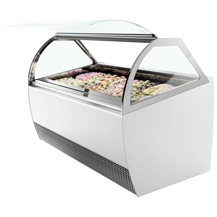 ISA Ice Cream Display Freezer Millennium LX Range Ventilated Scoop