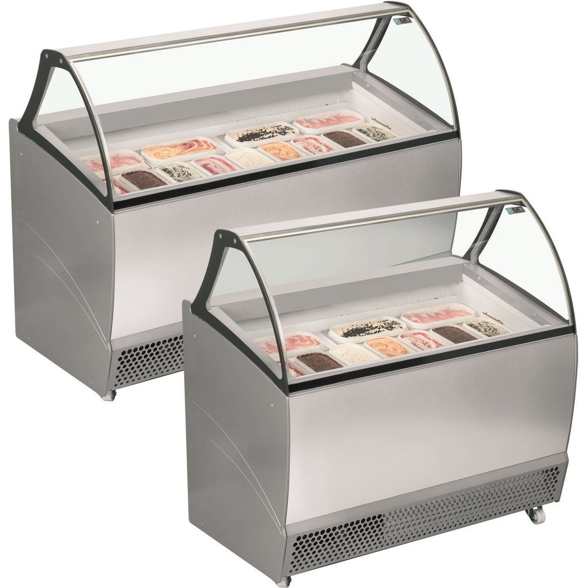 ISA Bermuda Range Ventilated Scoop Ice Cream Display Freezer Ireland
