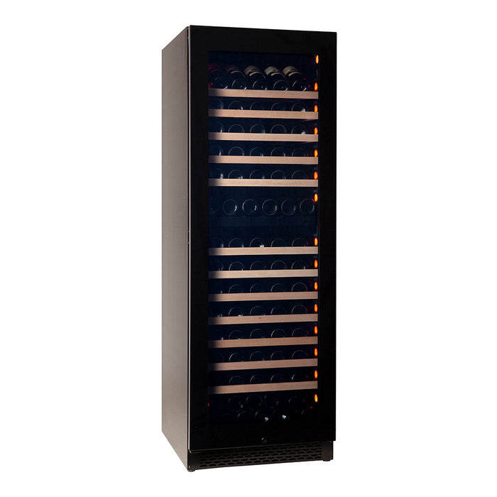 Pevino Built in & Freestanding Wine Cooler Majestic 150 bottles - 2 zones - Black glass front