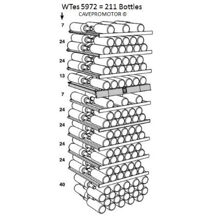 Liebherr 211 Bottle Freestanding Dual or Single Temperature Wine Cooler - WTes 5972