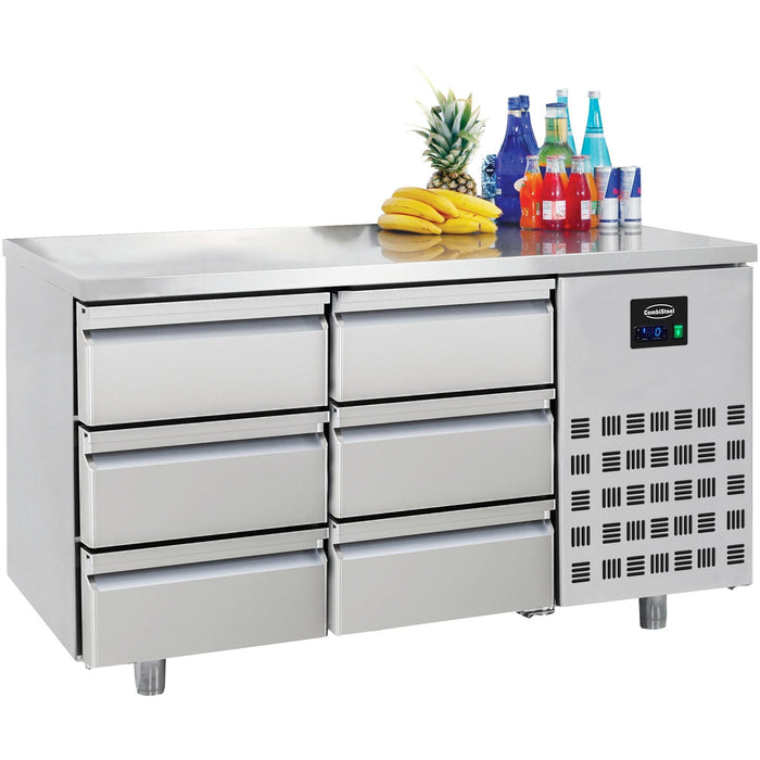 CombiSteel 700 REFRIGERATED COUNTER 6 DRAWERS - ChillCooler