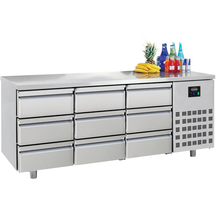 CombiSteel 700 REFRIGERATED COUNTER 9 DRAWERS - ChillCooler