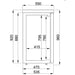 CombiSteel BARCOOLER BLACK 3 GLASS DOORS - ChillCooler