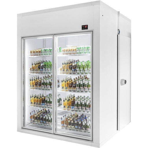 CombiSteel COLD ROOM 1800x1200x2200 2 GLASS DOORS *TRANSPORT ON REQUEST* - ChillCooler