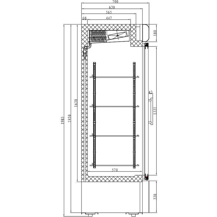 CombiSteel FREEZER 2 GLASS DOORS - ChillCooler