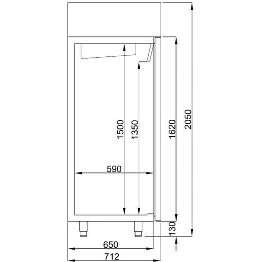 CombiSteel FREEZER SS 1200 LTR - ChillCooler