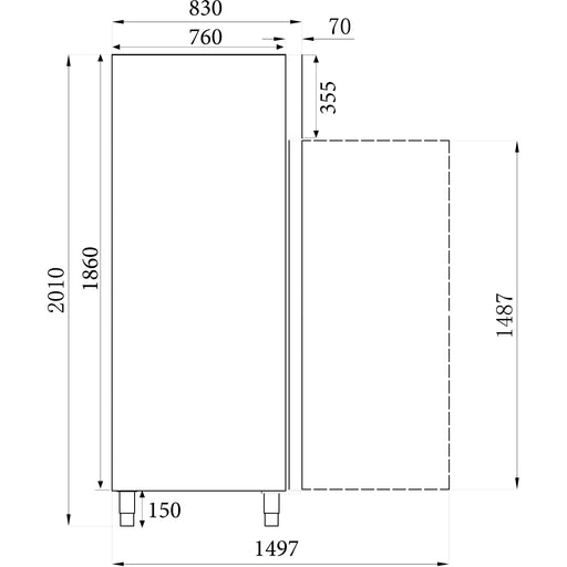 CombiSteel FREEZER SS 2 DOORS - ChillCooler
