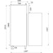 CombiSteel Fridge Mono Block Single Stainless Steel Glass Door 597 Litre - ChillCooler