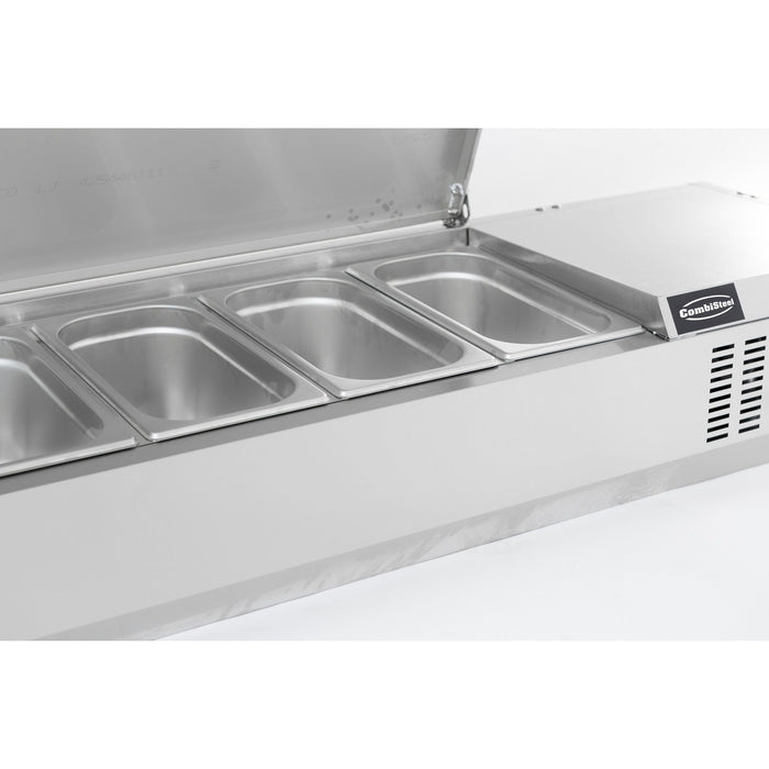 CombiSteel REFRIGERATED COUNTER TOP SS TOP 1/4 GN - ChillCooler