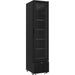 CombiSteel REFRIGERATOR 1 GLASS DOOR BLACK 348L - ChillCooler