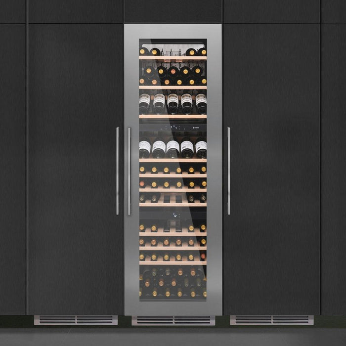 Caple WC1792 - Tall In-Column Triple Zone Stainless Steel Wine Cooler